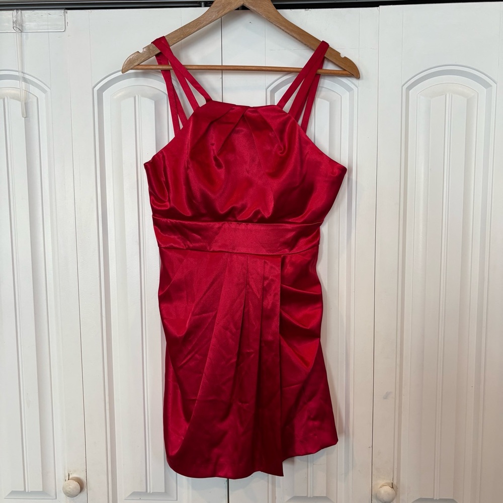 City Studio Red Dress Size 9